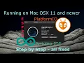 All fixes to run on Arduino IDE and Platform IO using MacOS Big Sur and Newer