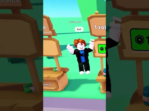 1 robux = 1 jump 🦘 #shorts #roblox #plsdonate