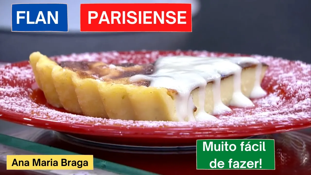 Receita de Pudim na Air Fryer da Ana Maria Braga Programa #MaisVocê do dia 20/01/2021. 