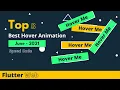 Top 8 Best Hover Animation for buttons in Flutter Web Speed Code