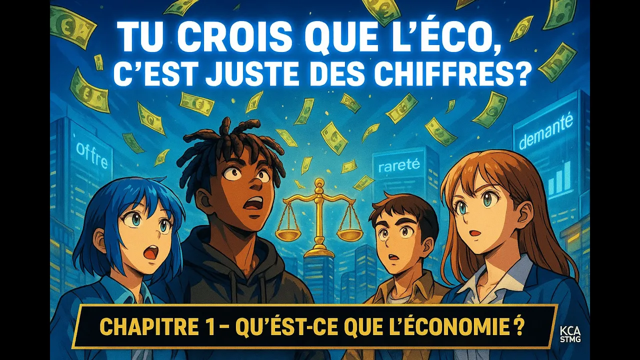 🎬 1️⃣ Thème 1 1STMG ECONOMIE – Qu’est-ce que l’économie ?