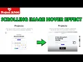 Scrolling Image Hover Effect Project