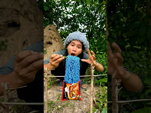 Survival SMART ideas and USEFUL with Noodle skills in the Wild #camping #outdoors #mom #single #mom