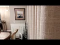 TWOPAGES Liz Linen Custom Curtains Blackout Memory-Trained Pleats Custom Sizing Review