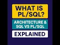 Oracle Tutorial Architecture Real-Time Example