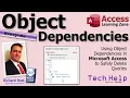 Using Object Dependencies in Microsoft Access to Safely Delete Queries
