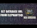 Get Database URL from ElephantSQL