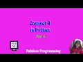 Creating a Connect 4 Game in Python - Part 4