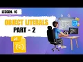 Object Literals Part-2 JavaScript Level 02 Nepali