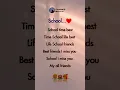 Download Lagu School Life: Best Memories Best Friends 🥺 | #school #friendship #sadstatus #bestfriend #missyou