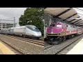 Amtrak MBTA Commuter Rail Trains Around The Boston Providence Area 21