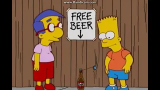 bart and milhouse get springfield the lowest rating in america the simpsons