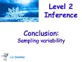 level 2 inference sampling variability