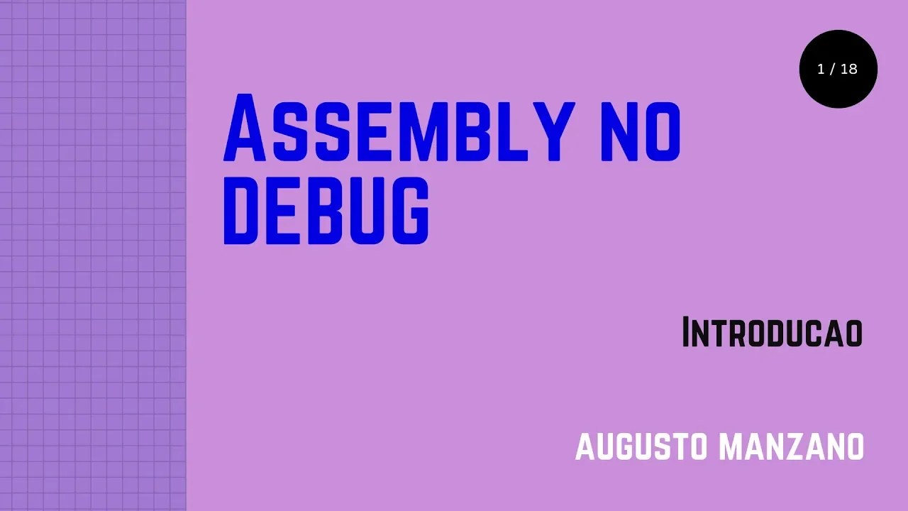 1 - Introdução (Instruções e Programa DEBUG)
