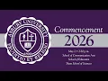 Asbury University Commencement 2026 - May 2
