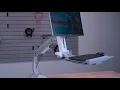 Desk Mount Sit Stand Workstation - Video 19 of 1