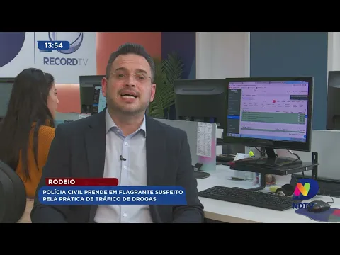 Rodeio: Polícia Civil prende em flagrante suspeito pela prática de tráfico de drogas