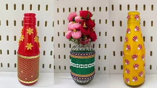 3 DIY - Waste Bottle Decoration Ideas - Bottle Craft - Reuse Ideas - Plastic Bottles Decoration Idea