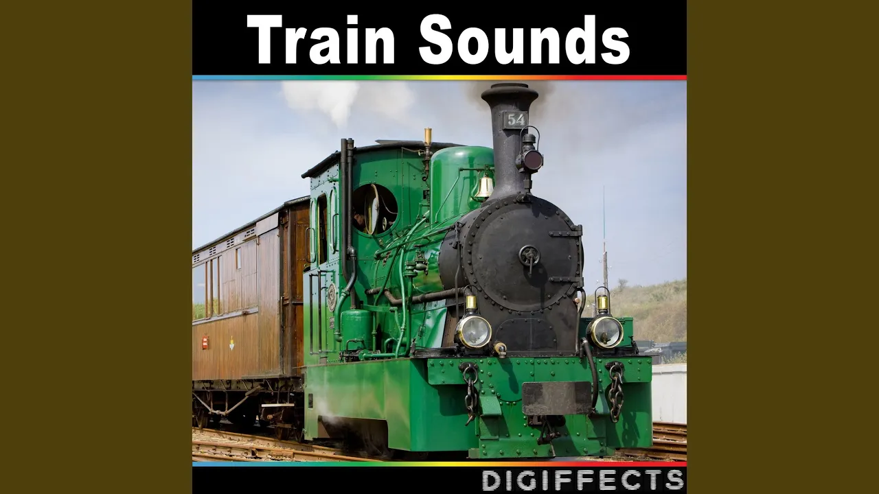 Steam Engine Train with Drive off and Whistle from Interior Steam Engine Train with Drive off and Whistle from Interior