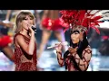 Download Lagu Nicki Minaj \u0026 Taylor Swift -  Trini Dem Girls/The Night Is Still Young/Bad Blood (VMA's 2015)