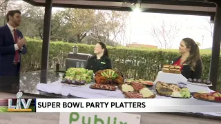 Super Bowl party platters from Publix