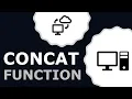 QUICK SQL CONCAT FUNCTION LESSON