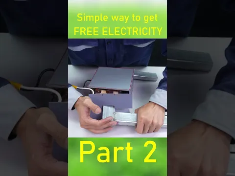 Simple way to get FREE ELECTRICITY part 2