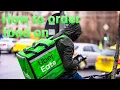 ordering food on Ubereats in Mc Donalds