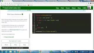 Title Case A Sentence freeCodeCamp