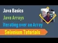 22E Java Basics for Selenium - Java Arrays