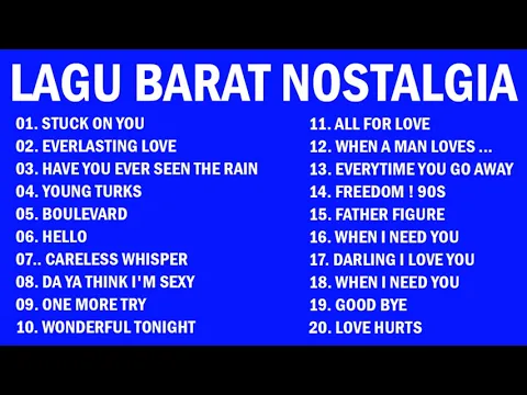 Download MP3 LAGU BARAT NOSTALGIA VOL.2