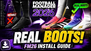 Your FM26 Players NEED Real Boots Install Them in 5 Minutes