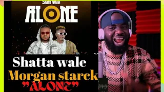 morgan starck alone ft shatta wale audio slide reaction video
