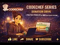 Donation Drive CodeChef Problem Solution 500 Rating Competitive Programming