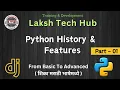 1 Python History Features Python Development Laksh Tech Hub By Mr Neel Pramod 9765260001