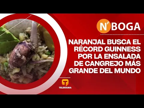 Naranjal busca el récord Guinness por la ensalada de cangrejo más grande del mundo