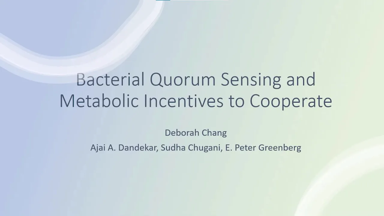 Bacterial Quorum Sensing and Metabolic Incentives to Cooperate