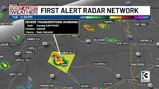 Severe thunderstorm warning issued for Caldwell County