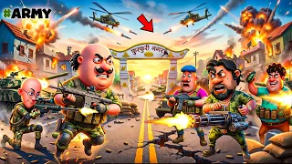 Motu Patlu Army John The Don Ki Army Fight 😱 मोटू पतलू || in GTA 5
