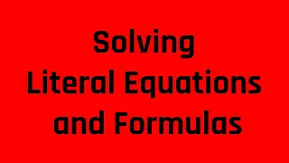 Solving Literal Equations and Formulas Grammar Hero s Free ASVAB Tutoring 13 Practice Problems