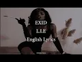 Download Lagu L.I.E // EXID English Lyrics