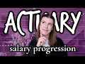 Actuary Salary Progression Student Newly Qualified UK