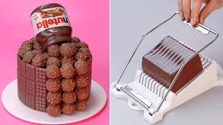 12 Satisfying Nutella Chocolate Cake You Ll Should Try Fancy Chocolate Cake Decorating Idea 