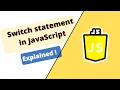 JavaScript Course Switch statement in JavaScript