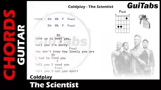 THE SCIENTIST 🎹 - Coldplay ( Lyrics - GUITAR Chords 🎸- Karaoke )