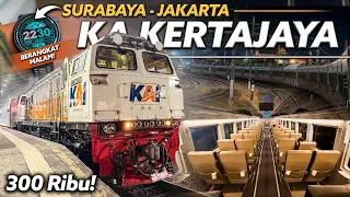 Berangkat Larut MALAM! Kereta Terpanjang SURABAYA - JAKARTA | KA Kertajaya