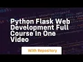 Python flask web development full course in one
