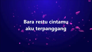 rahim maarof cinta kristal lirik lyrics on screen