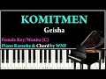Download Lagu Geisha - Komitmen Piano Karaoke Versi Wanita | Synthesia Piano