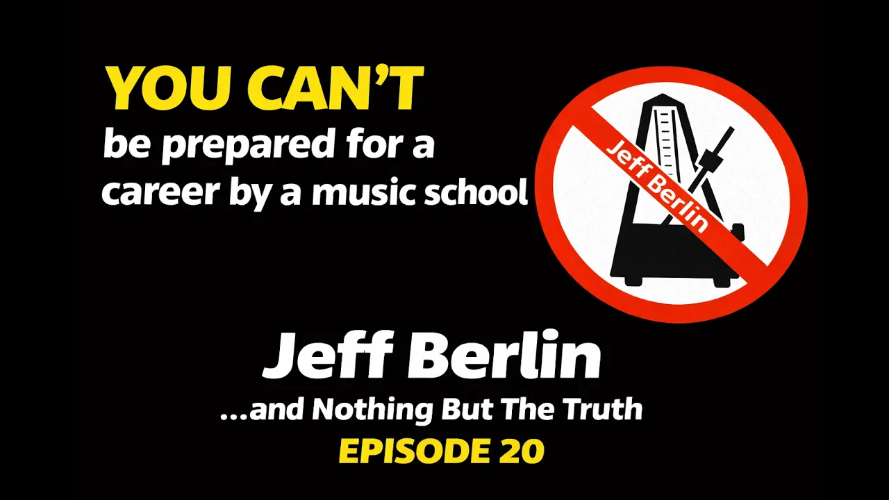 You can't be prepared for a career by a music school | The Truth About Bass Education